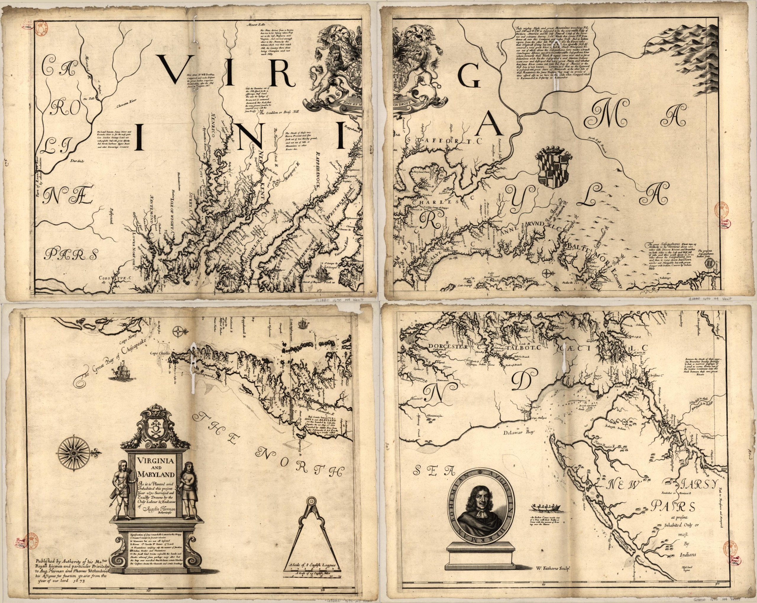 1670 Map - Arlington Historical Society
