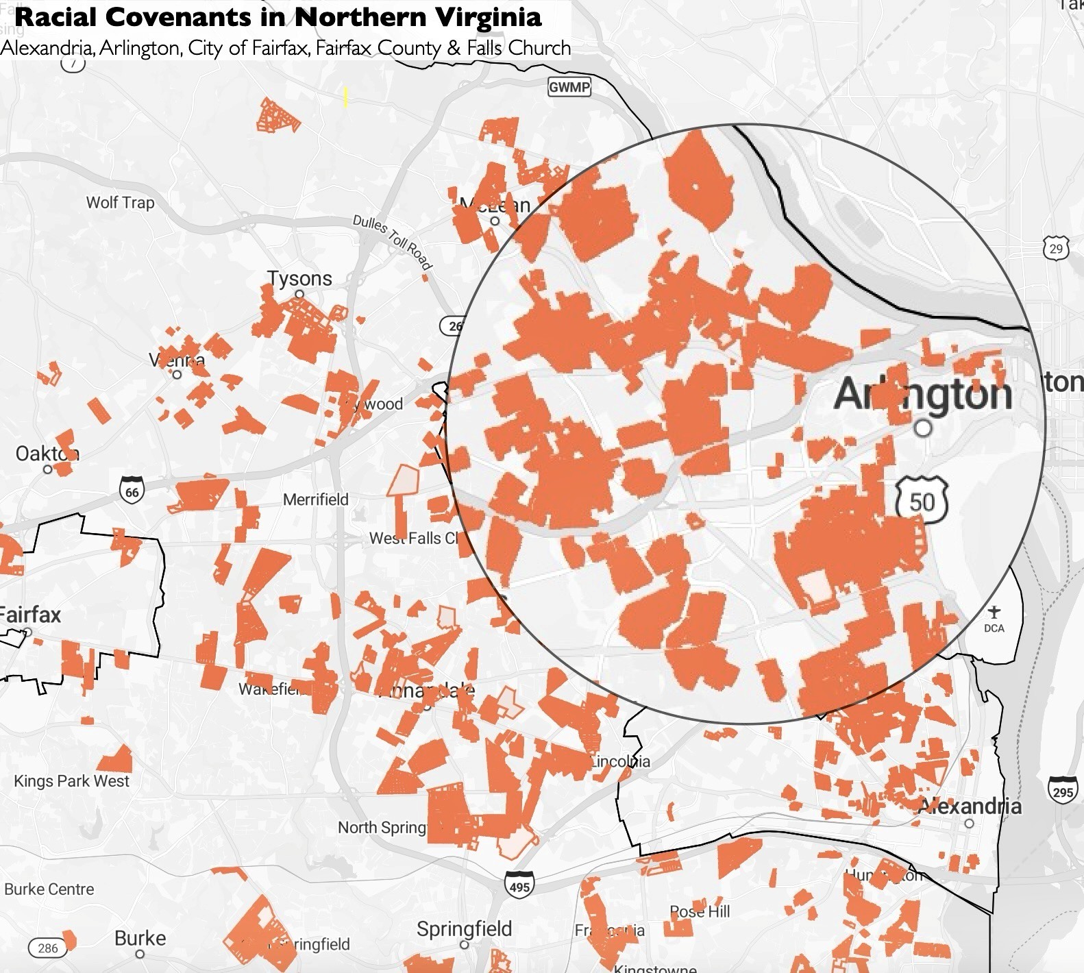Racial Covenants map