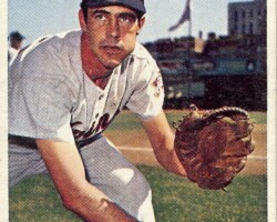 Bill Dailey pitched in only one full MLB season. As a reliever, he appeared in 66 games with a 6-3 record, 1.99 earned run average, and 21 saves, statistics that would land him a contract worth millions today. Unfortunately, a rotator cuff injury the following season ended Bill’s career.