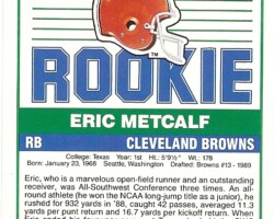 Just like his father, Eric was a three-time Pro Bowl player in the NFL.
