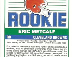 Just like his father, Eric was a three-time Pro Bowl player in the NFL.