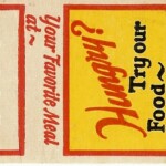 1955 circa Pick's Grill matchbook cover.  It's not listed in the 1961 Arlington County Directory.