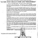 The Golden Point Restaurant was located at the corner of Glebe Road and Fairfax Drive on the SE corner.