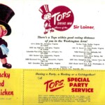 A page from an old Tops Drive-Inn menu.