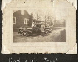 Clarendon Station Fire Chief Paul Johnson around 1940.