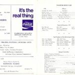 Notice the ad for Underwood's, their location is where the G.O.A.T. Sports Bar is today in Clarendon. The old metal Underwood sign was above the entry door for years and likely still is. Long-time Arlingtonian, Vincent Kirchner was on the BSC board and committee, you can see his son Bernie's story in our Collections category.