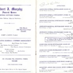 Note the award donation and dedication to the Whikehart's son, the brother of Dwight who collected these programs.