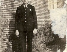 1963 Fritz Fredrick behind his first purchased home in Arlington Fritz Fredrick - Arlington Home