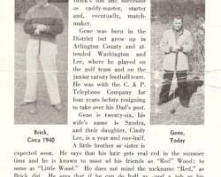 1960 WGCC article about Brick Wood and his son Gene Wood