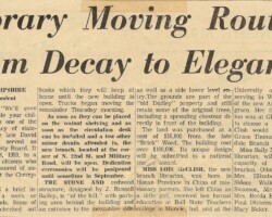 1960 Northern Virginia Sun article about Cherrydale Library land from Brick Wood