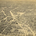 View to Virginia Square from above Clarendon, 1950 (AHS)