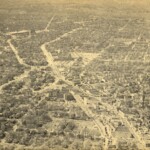 View to Virginia Square from above Clarendon, 1950 (AHS)