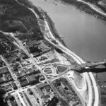Rosslyn Hot Shoppes (center) 1958. Courtesy, C. Baptie, GMU)