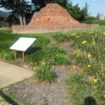 Abingdon foundation with historic information at Reagan National Airport