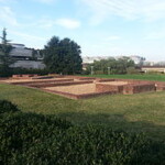 Remains of Abingdon foundation, preserved at Reagan National Airport