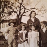 Children playing at Abingdon, Left: Fred Allwine and Vivian Allwine (courtesy I Grew Up in Arlington)
