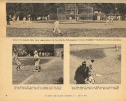 1956 Ball games at Barcroft Park.