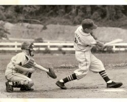 1956 Hank Gordon at bat.