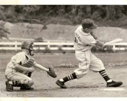 1956 Hank Gordon at bat.