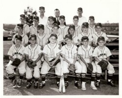 1956 Kiwanis team photo.