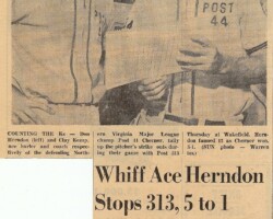 1962 American Legion Post 44 article.