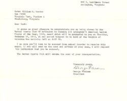 1963 Better Sports Club letter to Hank.