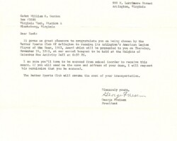 1963 Better Sports Club letter to Hank.