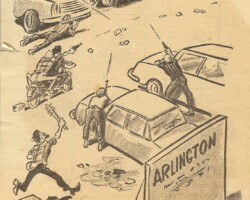 1966 This comic was national news because of the Vietnam War being fought at the time.