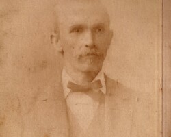 George W. Veitch, seen here about 1900, served as the county supervisor and school trustee. He died May 10, 1911.